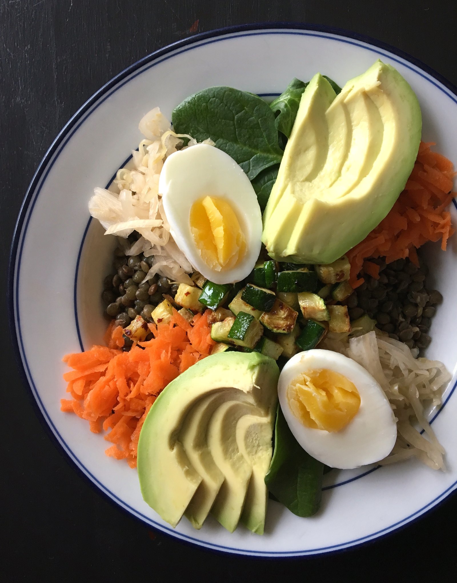 Lentil Veggie Bowl Living Healthy in Seattle