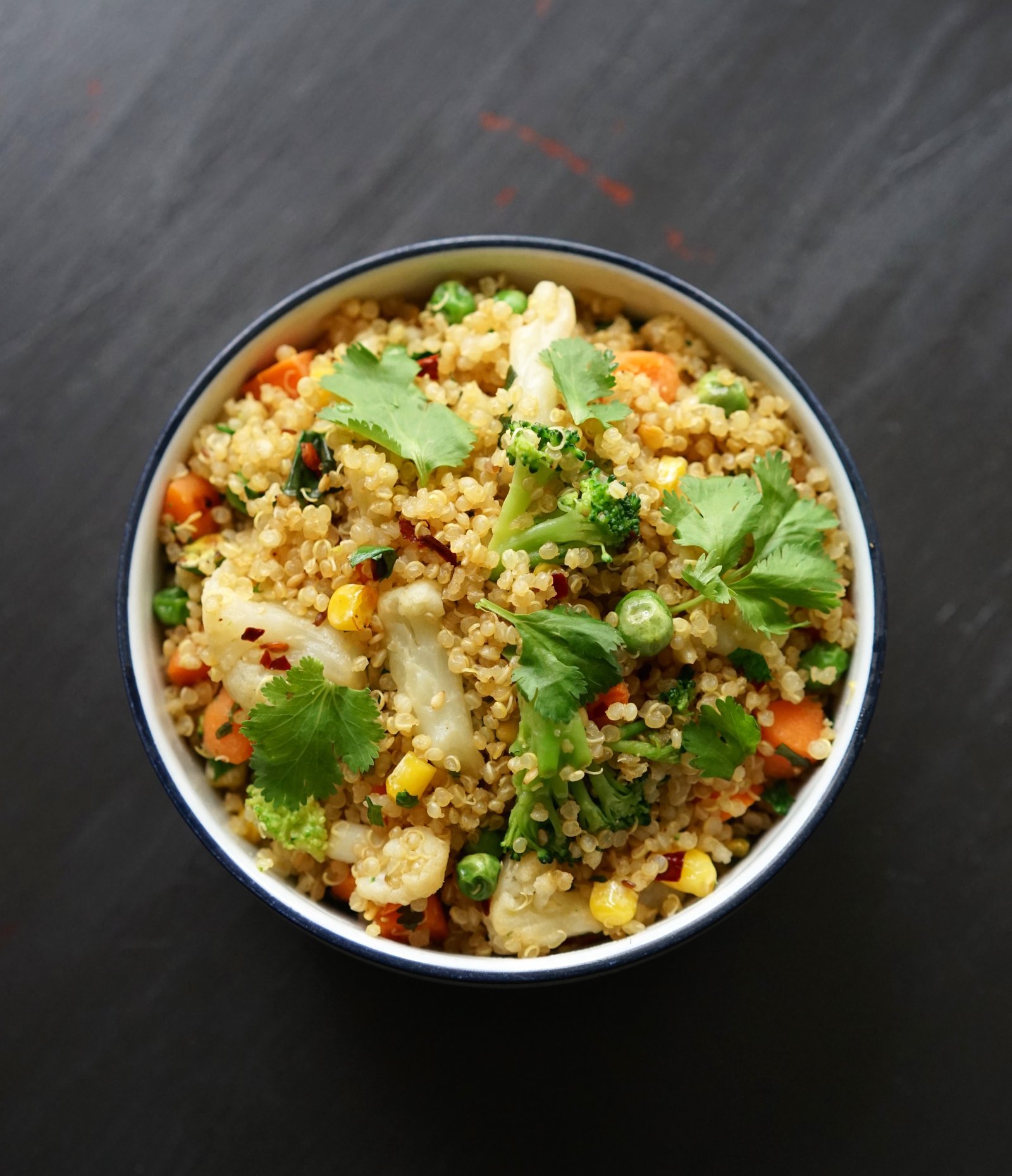 Vegan Quinoa Fried Rice with Freezer Veggies Living Healthy in Seattle