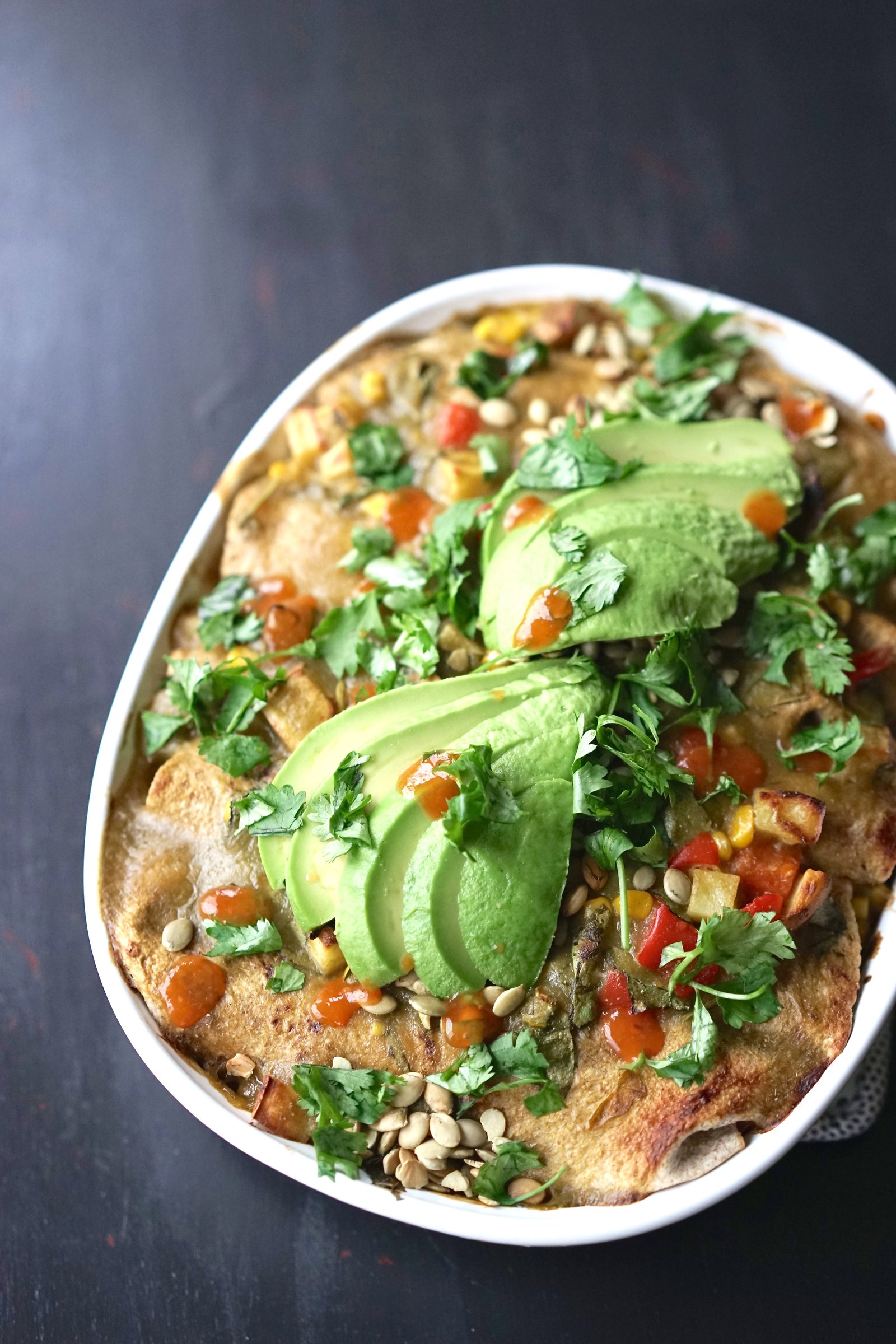 Vegan Black Bean, Sweet Potato & Spinach Enchiladas Living Healthy in