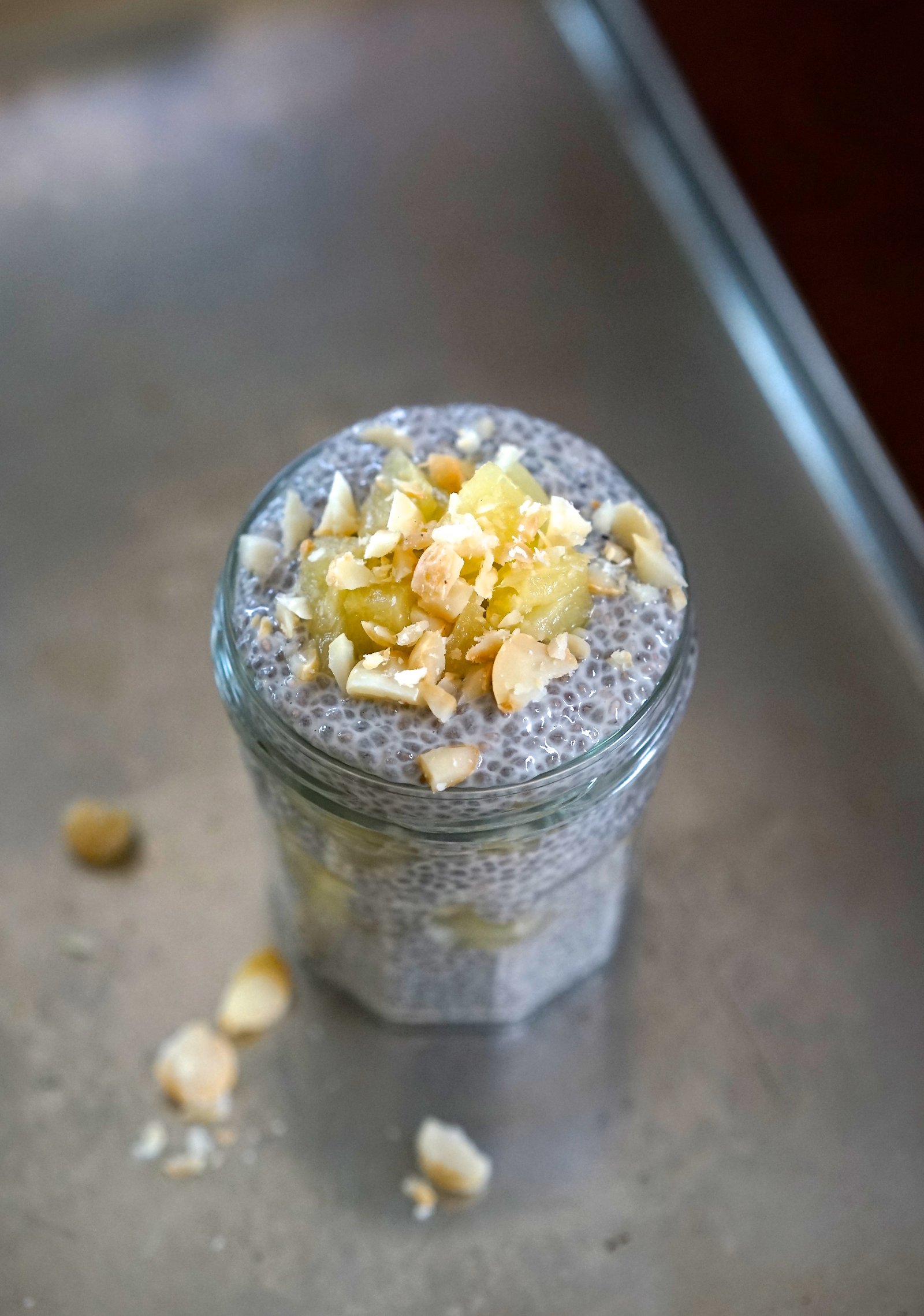 Tropical Pineapple Macadamia Chia Seed Pudding Living Healthy in Seattle
